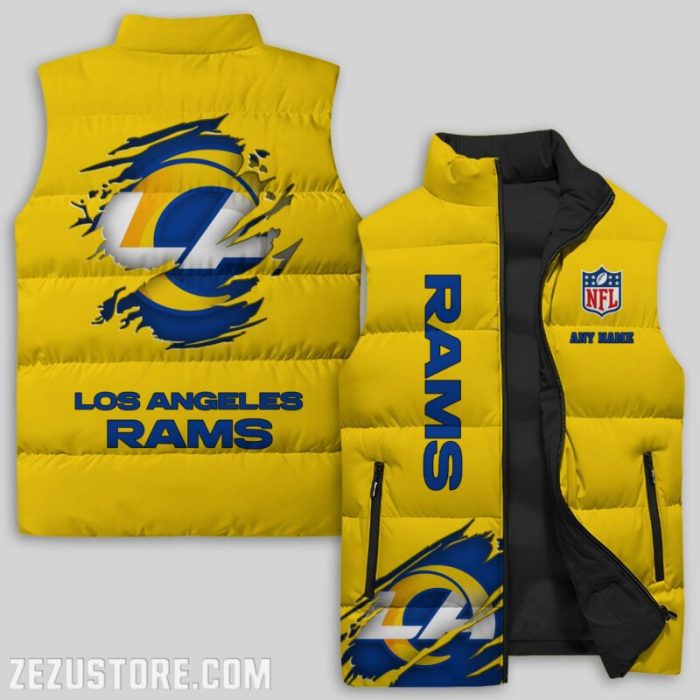 Los Angeles Rams NFL Sleeveless Down Jacket Sleeveless Vest