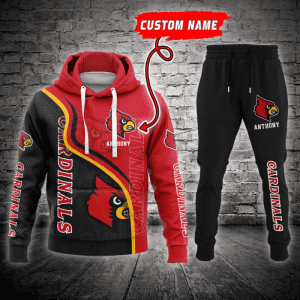Louisville Cardinals NCAA Premium Sport 3D Hoodie & Jogger Personalized Name CHJ1054
