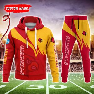 Louisville Cardinals NCAA Premium Sport 3D Hoodie & Jogger Personalized Name CHJ1055