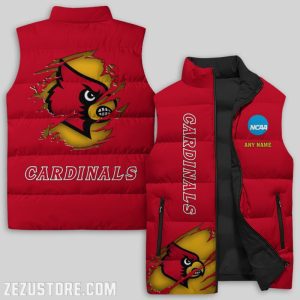Louisville Cardinals NCAA Sleeveless Down Jacket Sleeveless Vest