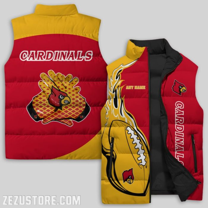 Louisville Cardinals NCAA Sleeveless Down Jacket Sleeveless Vest