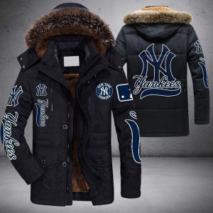 MLB New York Yankees Parka Jacket Fleece Coat Winter PJF1046