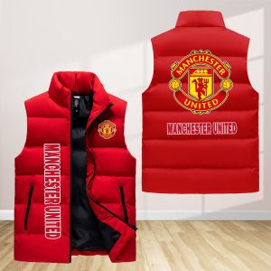 Manchester United Sleeveless Down Jacket Sleeveless Vest