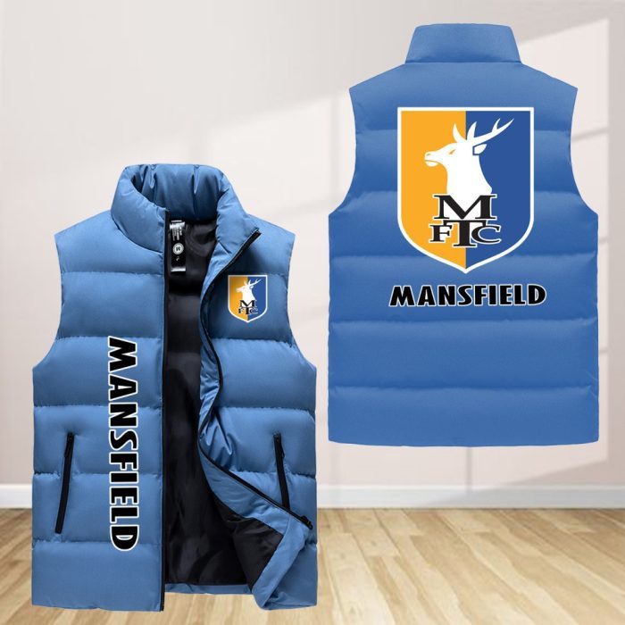 Mansfield Town Sleeveless Down Jacket Sleeveless Vest