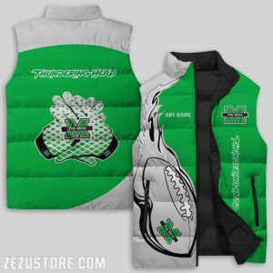 Marshall Thundering Herd NCAA Sleeveless Down Jacket Sleeveless Vest