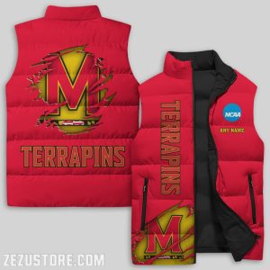 Maryland Terrapins NCAA Sleeveless Down Jacket Sleeveless Vest