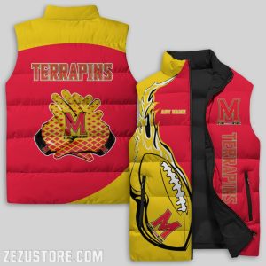 Maryland Terrapins NCAA Sleeveless Down Jacket Sleeveless Vest