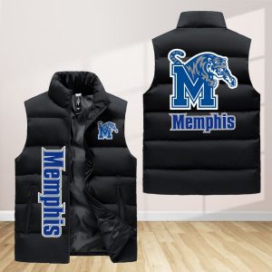 Memphis Tigers Sleeveless Down Jacket Sleeveless Vest