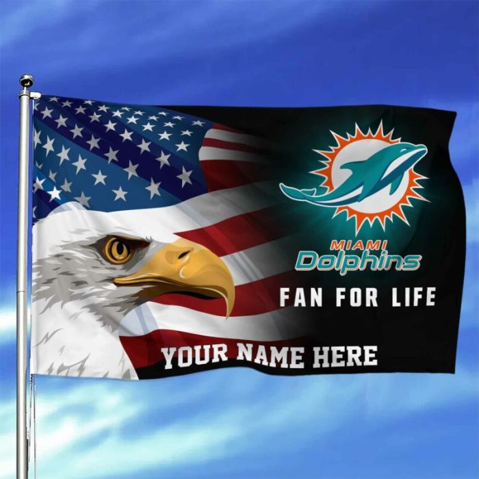 Miami Dolphins NFL Fly Flag Outdoor Flag FI523