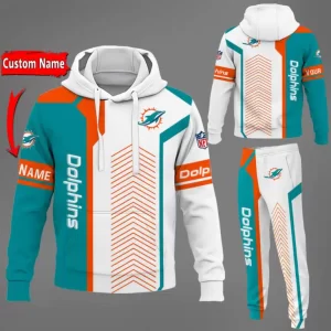 Miami Dolphins NFL Premium Sport 3D Hoodie & Jogger Personalized Name CHJ1588