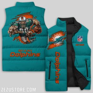 Miami Dolphins NFL Sleeveless Down Jacket Sleeveless Vest