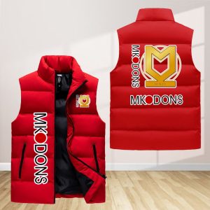 Milton Keynes Dons Sleeveless Down Jacket Sleeveless Vest