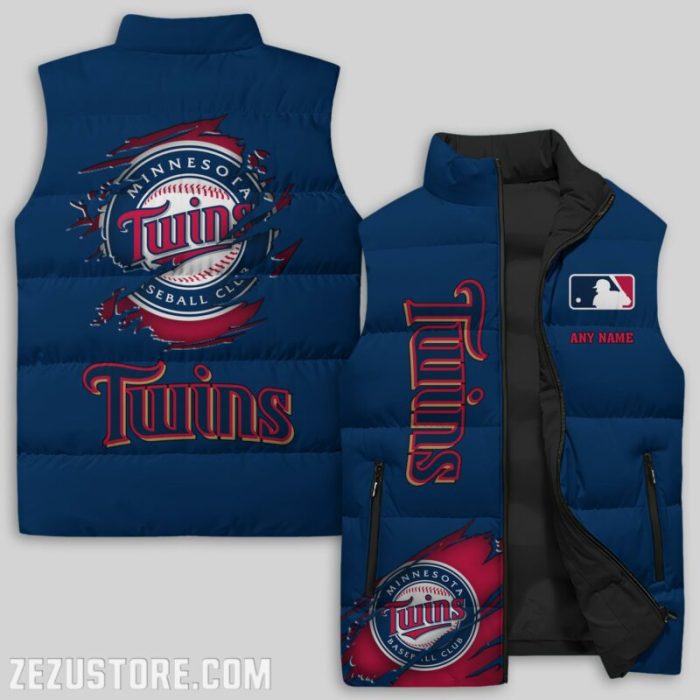 Minnesota Twins MLB Sleeveless Down Jacket Sleeveless Vest