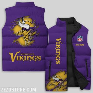 Minnesota Vikings NFL Sleeveless Down Jacket Sleeveless Vest