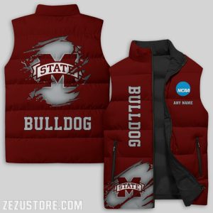Mississippi State Bulldogs NCAA Sleeveless Down Jacket Sleeveless Vest