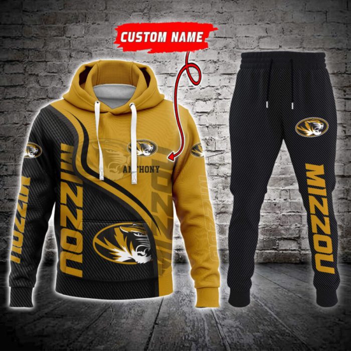 Missouri Tigers NCAA Premium Sport 3D Hoodie & Jogger Personalized Name CHJ1136
