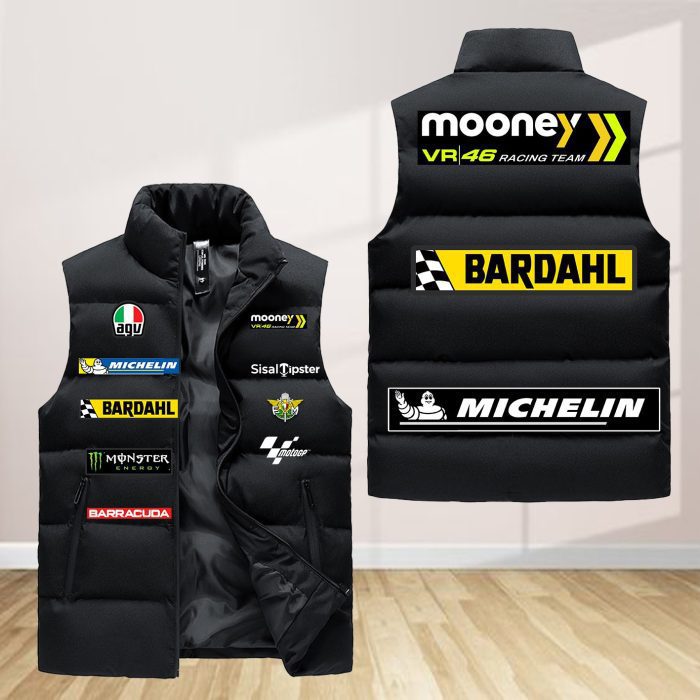 Mooney Vr46 Racing Team Sleeveless Down Jacket Sleeveless Vest