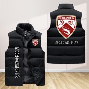 Morecambe F.C Sleeveless Down Jacket Sleeveless Vest