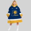 NBA Indiana Pacers Personalized Oodie Blanket Hoodie Wearable Blanket Snuggie Hoodie