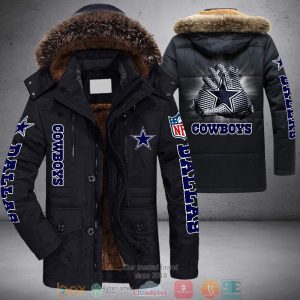 NFL Dallas Cowboys Parka Jacket Fleece Coat Winter PJF1109