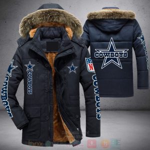 NFL Dallas Cowboys Parka Jacket Fleece Coat Winter PJF1110