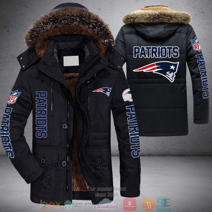 NFL New England Patriots 3D Parka Jacket Fleece Coat Winter PJF1172