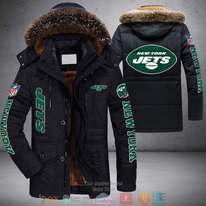 NFL New York Jets 3D Parka Jacket Fleece Coat Winter PJF1177