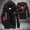 NFL Tampa Bay Buccaneers Logo Parka Jacket Fleece Coat Winter PJF1210