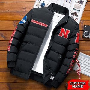 Nebraska Cornhuskers NCAA Premium Puffer Down Jacket Personalized Name