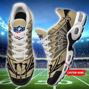 New Orleans Saints NFL Air Max Plus TN Sport Shoes  TN1505