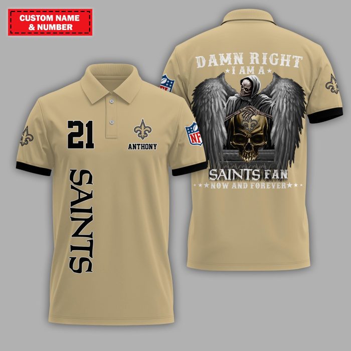 New Orleans Saints NFL Gifts For Fans Premium Polo Shirt PLS4815