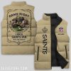 New Orleans Saints NFL Sleeveless Down Jacket Sleeveless Vest