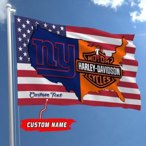 New York Giants NFL Harley Davidson Fly Flag Outdoor Flag FI487