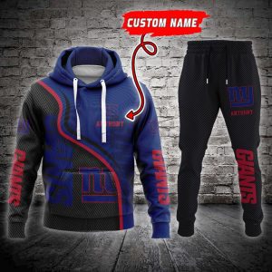 New York Giants NFL Premium Sport 3D Hoodie & Jogger Personalized Name CHJ1364