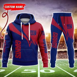 New York Giants NFL Premium Sport 3D Hoodie & Jogger Personalized Name CHJ1365