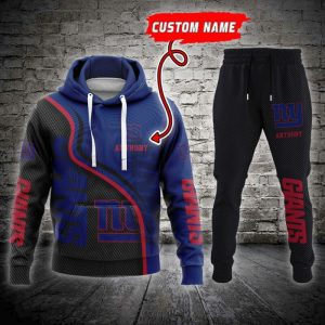 New York Giants NFL Premium Sport 3D Hoodie & Jogger Personalized Name CHJ1463