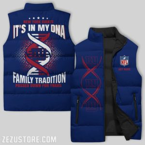 New York Giants NFL Sleeveless Down Jacket Sleeveless Vest