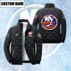 New York Islanders Padded Jacket Stand Collar Coats