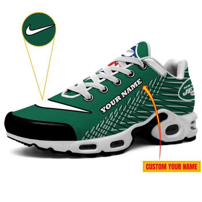 New York Jets Personalized Air Max Plus TN Shoes Nike x NFL TN1662