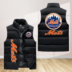 New York Mets Sleeveless Down Jacket Sleeveless Vest