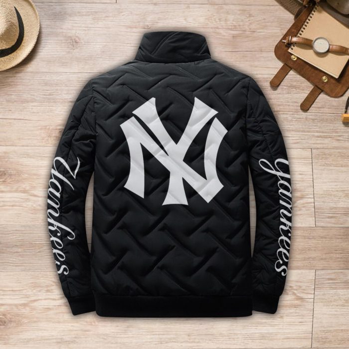 New York Yankees Padded Jacket Stand Collar Coats