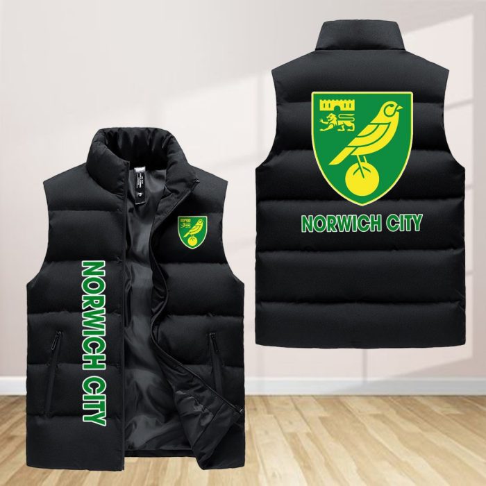 Norwich City Sleeveless Down Jacket Sleeveless Vest