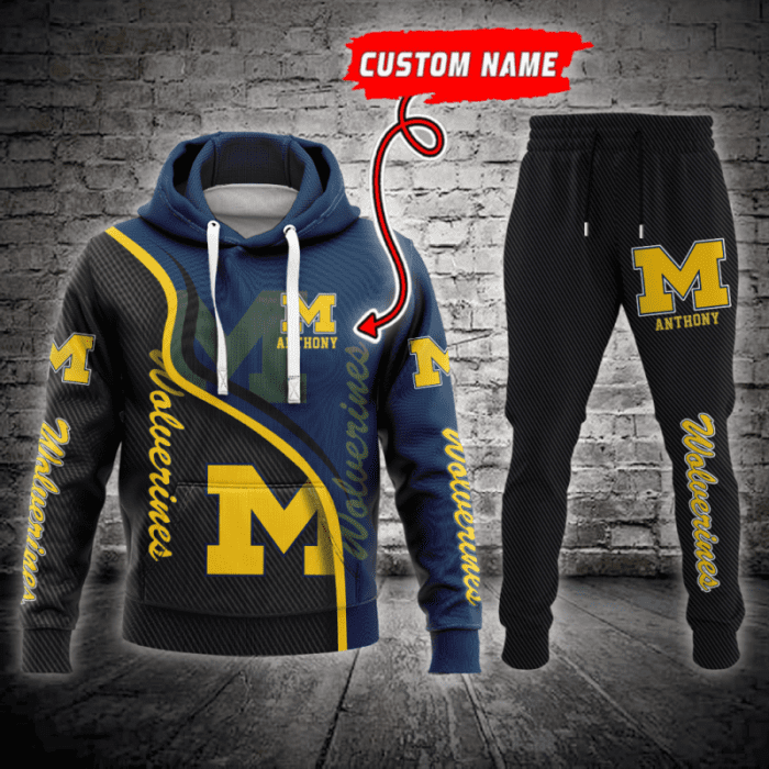 Notre Dame Fighting Irish NCAA Premium Sport 3D Hoodie & Jogger Personalized Name CHJ1068