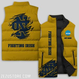 Notre Dame Fighting Irish NCAA Sleeveless Down Jacket Sleeveless Vest