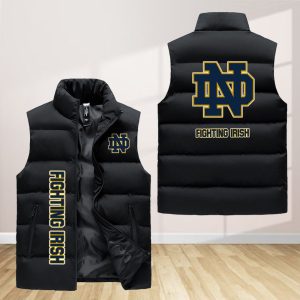 Notre Dame Fighting Irish Sleeveless Down Jacket Sleeveless Vest