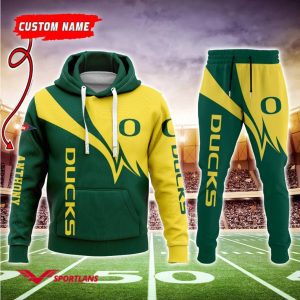 Oregon Ducks Ncaa Combo Hoodie And Joggers Gift For Fans CHJ821