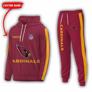 Personalized Name Arizona Cardinals NFL Combo Sport 3D Hoodie - Zip Hoodie - Sweatshirt - Tshirt & Jogger