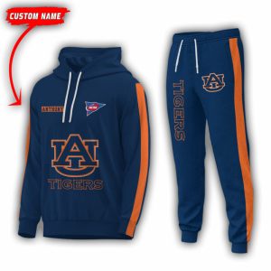 Personalized Name Auburn Tigers NCAA Combo Sport 3D Hoodie - Zip Hoodie - Sweatshirt - Tshirt & Jogger