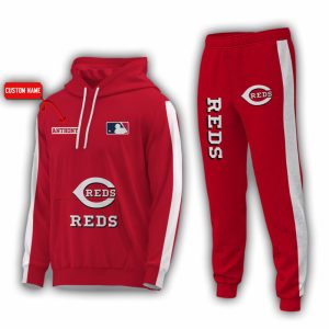 Personalized Name Cincinnati Reds MLB Combo Sport 3D Hoodie - Zip Hoodie - Sweatshirt - Tshirt & Jogger