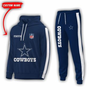 Personalized Name Dallas Cowboys NFL Combo Sport 3D Hoodie - Zip Hoodie - Sweatshirt - Tshirt & Jogger